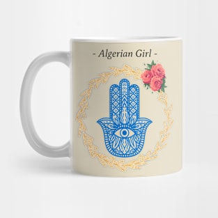 Algerian Girl Algeria Hamsa Evil Eye Mug